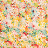 Printed Viscose Watercolor Flowers - Ribes y Casals