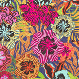 Viscose Bahama Flower Navy - Ribes y Casals
