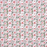 Printed Viscose Bombón Pink Flowers - Ribes y Casals