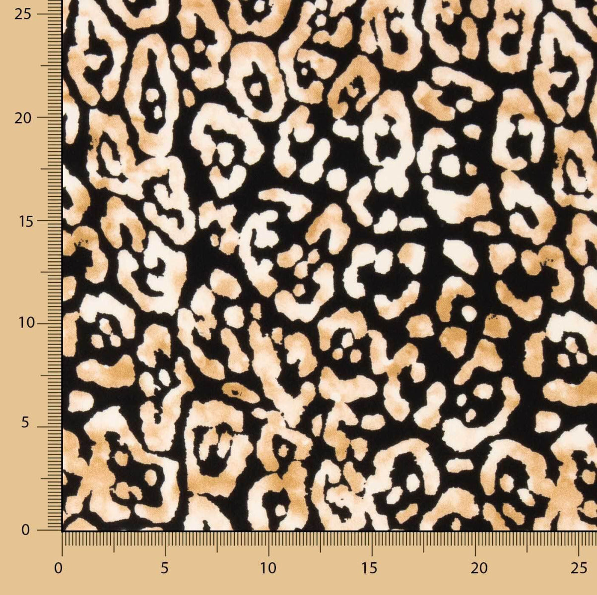 Beige Masaï Printed Viscose Beige - Ribes y Casals