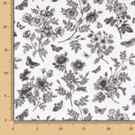 Villandry Black Viscose Print - Ribes y Casals