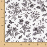 Villandry Black Viscose Print - Ribes y Casals