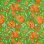 Viscose Flower Malibu Green - Ribes y Casals