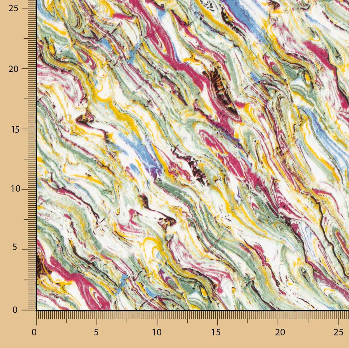 Viscose Motive Multicolor - Ribes y Casals