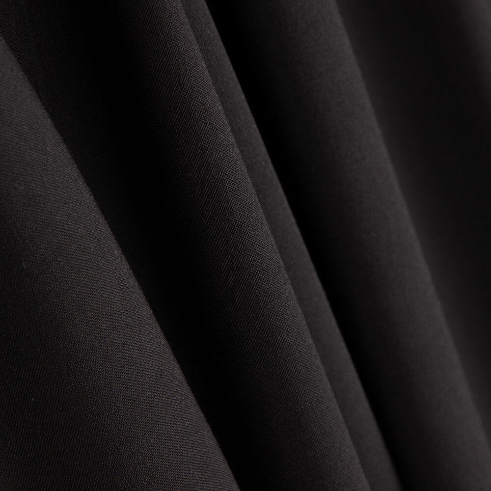 Black Smooth Viscose Fabric - Ribes y Casals