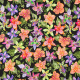Polynesian Viscose Black - Ribes y Casals