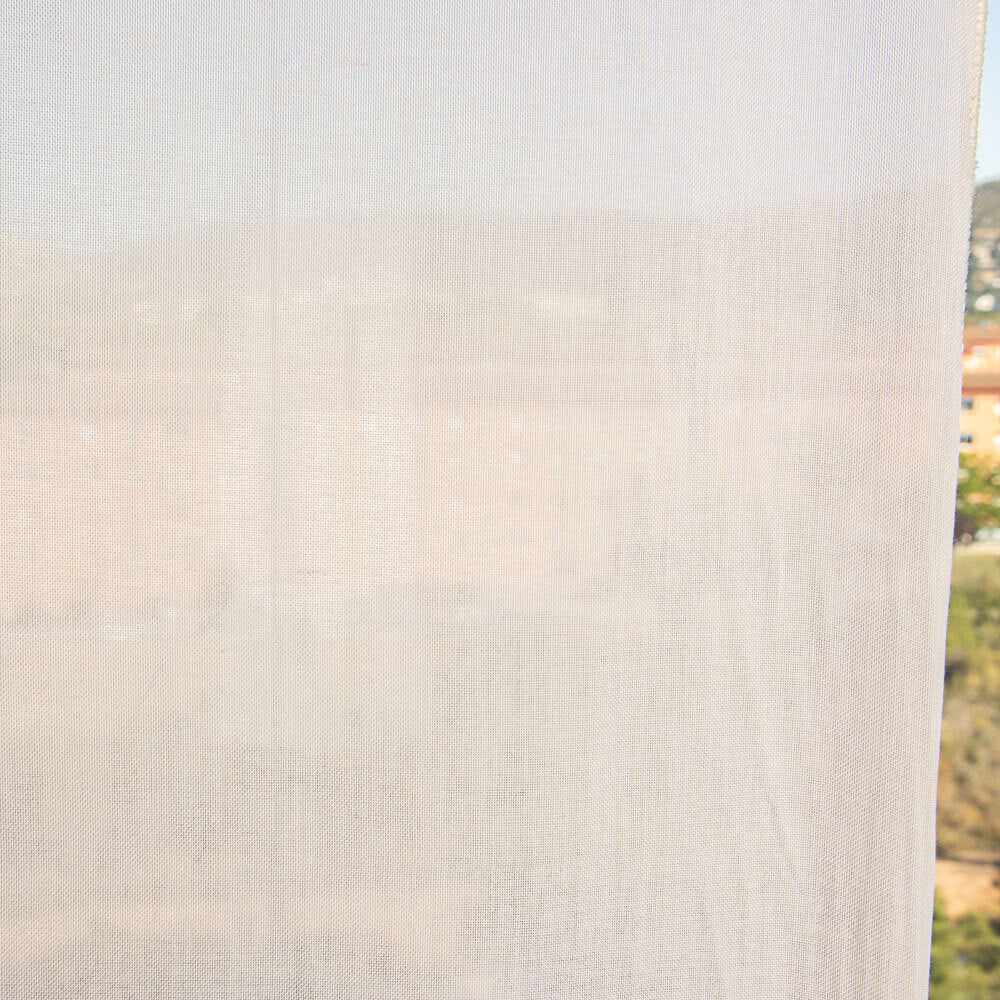 Plain Basic Net Curtain Beige - Ribes y Casals