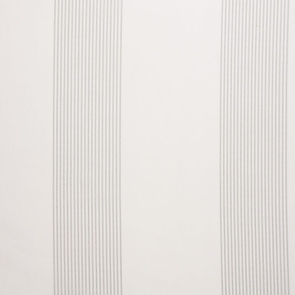 Striped Sheer Net Curtain Grey - Ribes y Casals