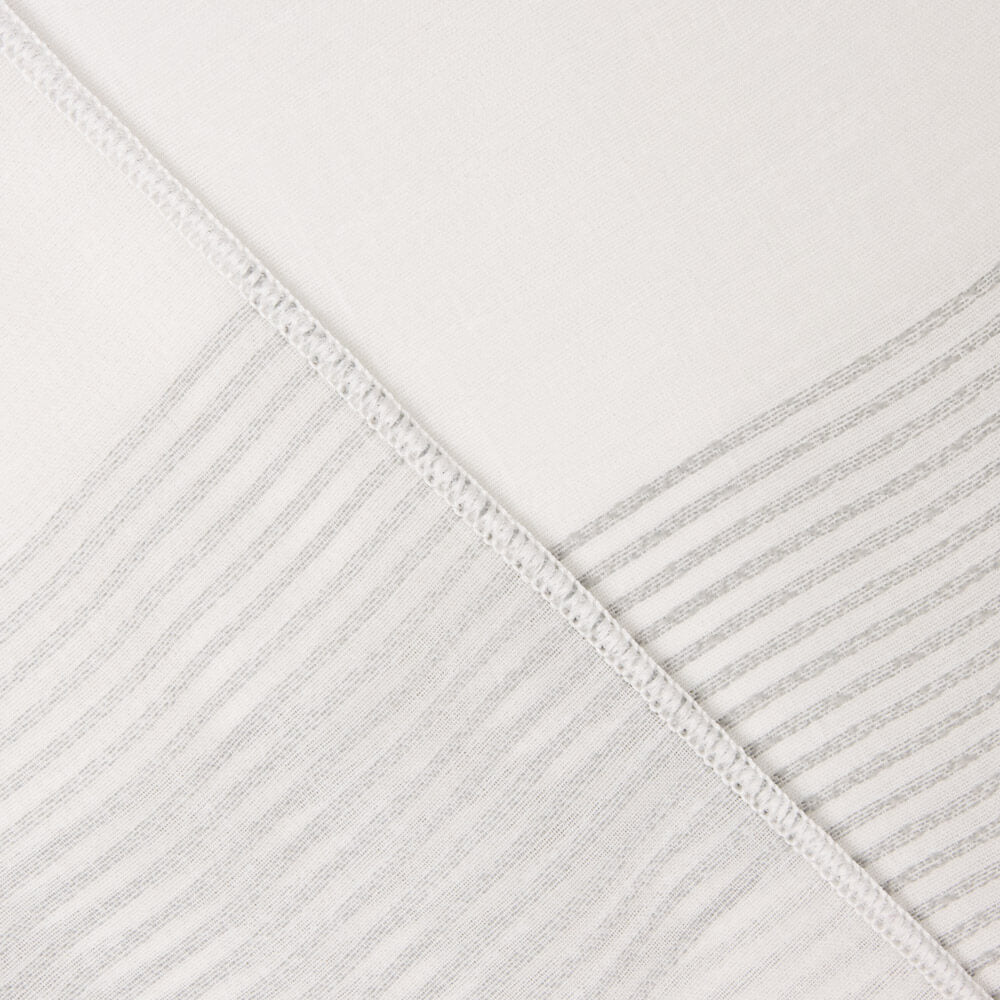 Striped Sheer Net Curtain Grey - Ribes y Casals