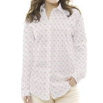 Viyela Flowers Geometric Pink - Ribes y Casals