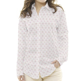 Viyela Flowers Geometric Pink - Ribes y Casals