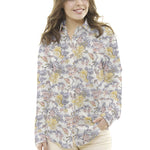Viyela Floral Kimono Yellow - Ribes y Casals