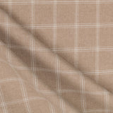 Viyela Flannel Checks Beige - Ribes y Casals