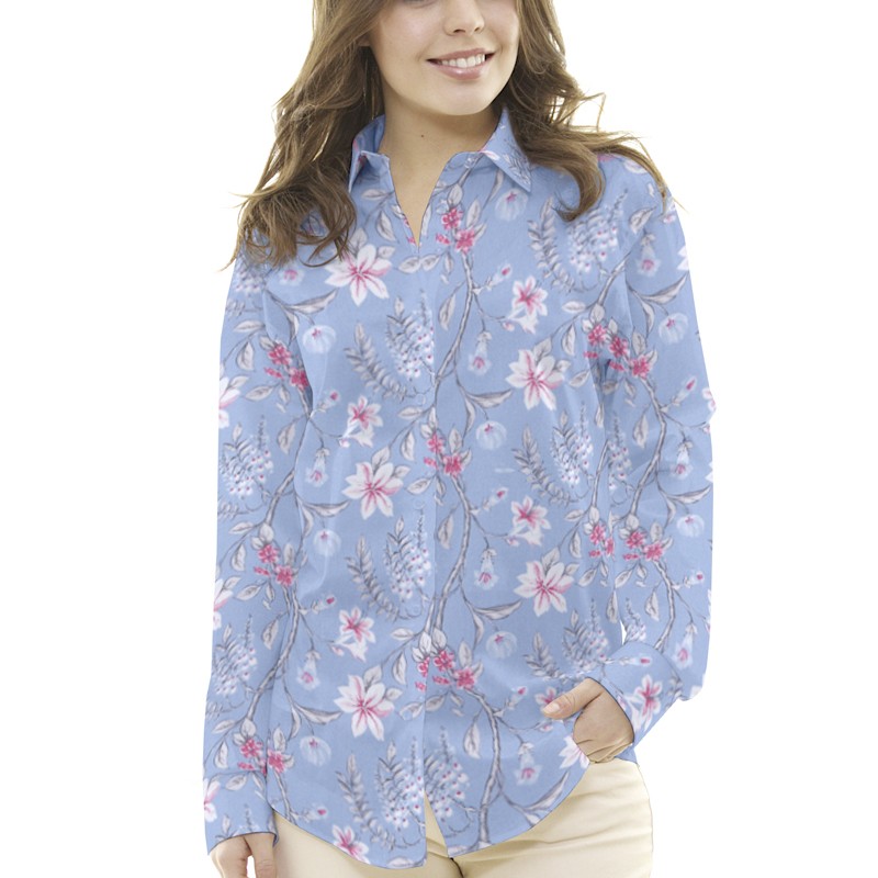 Viyela Rural Blue Background - Ribes y Casals