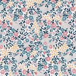 Viyela Viscose Ecru Floral - Ribes y Casals