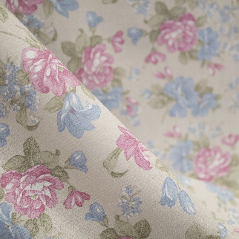 Cotton Veil Floral Vintage Beige - Ribes y Casals