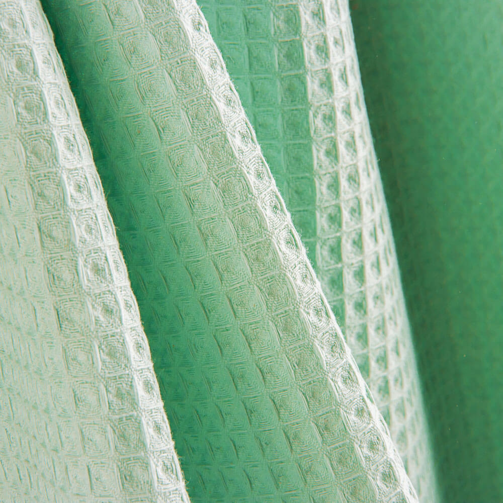 Piqué Waffle Green Water - Ribes y Casals