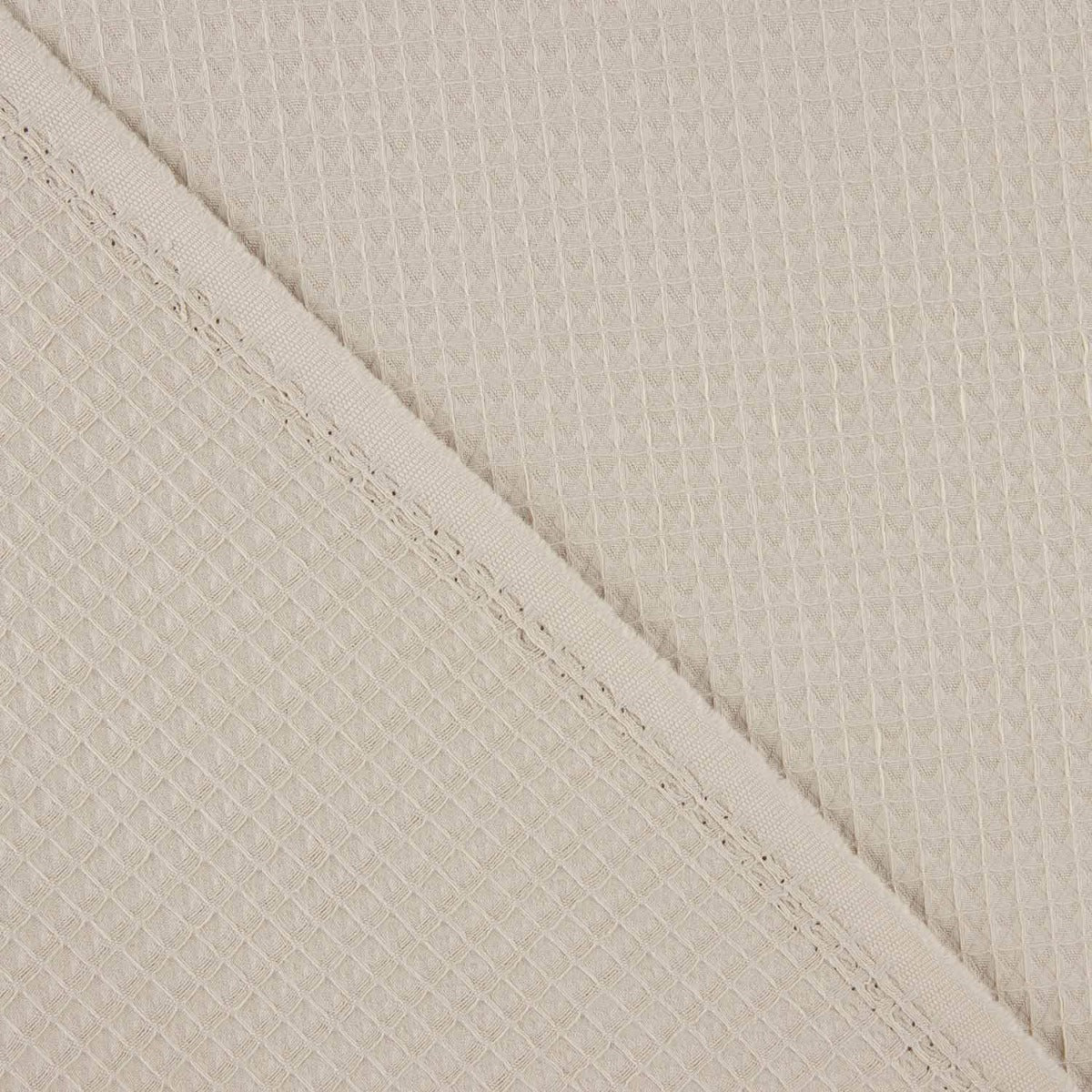 Waffle Piqué Basic Beige - Ribes y Casals